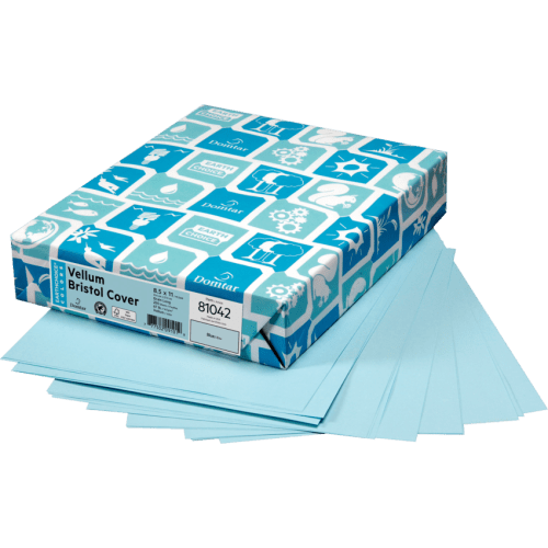 PAPER LETTER SIZE BLUE 67 LB (250)