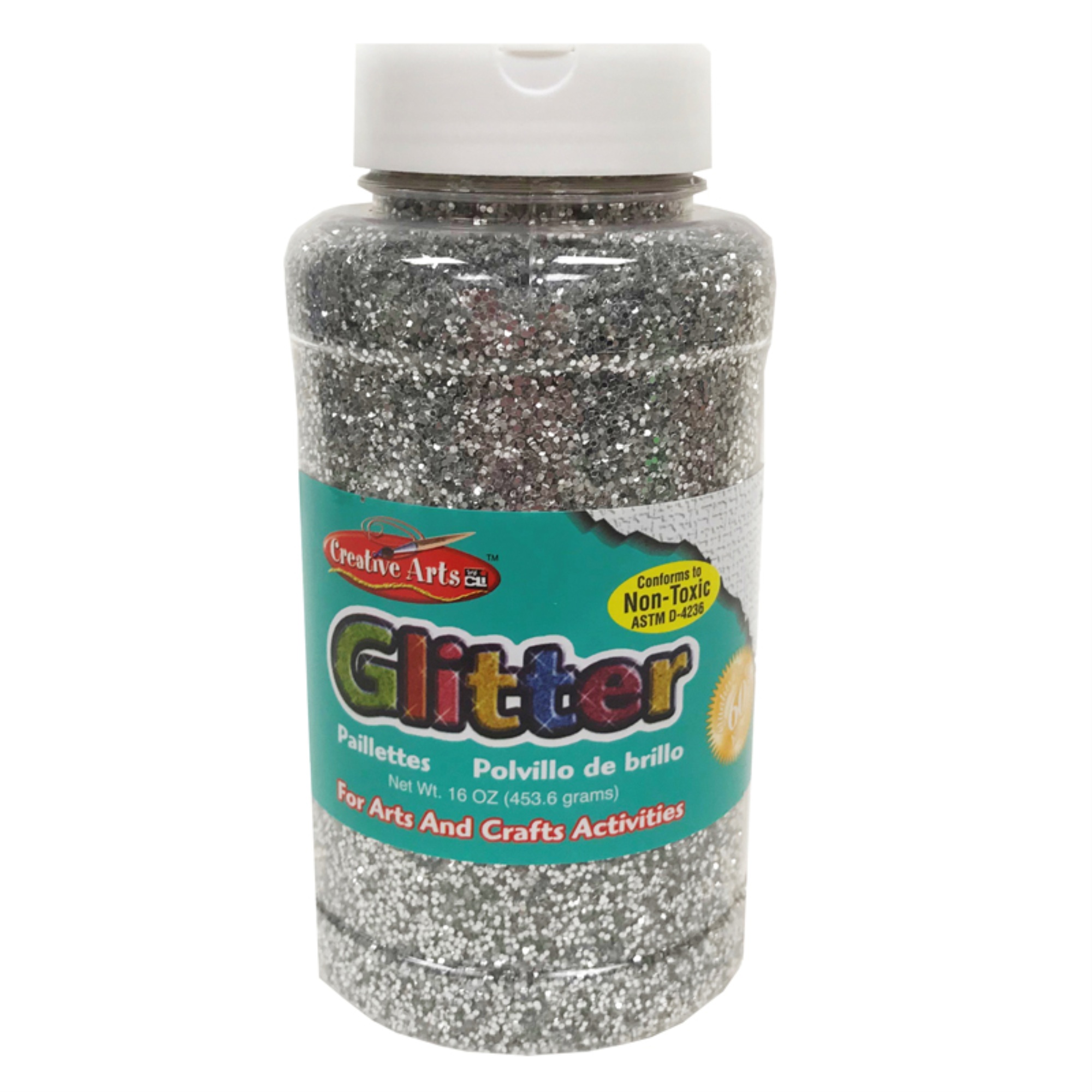 GLITTER SILVER 16 OZ