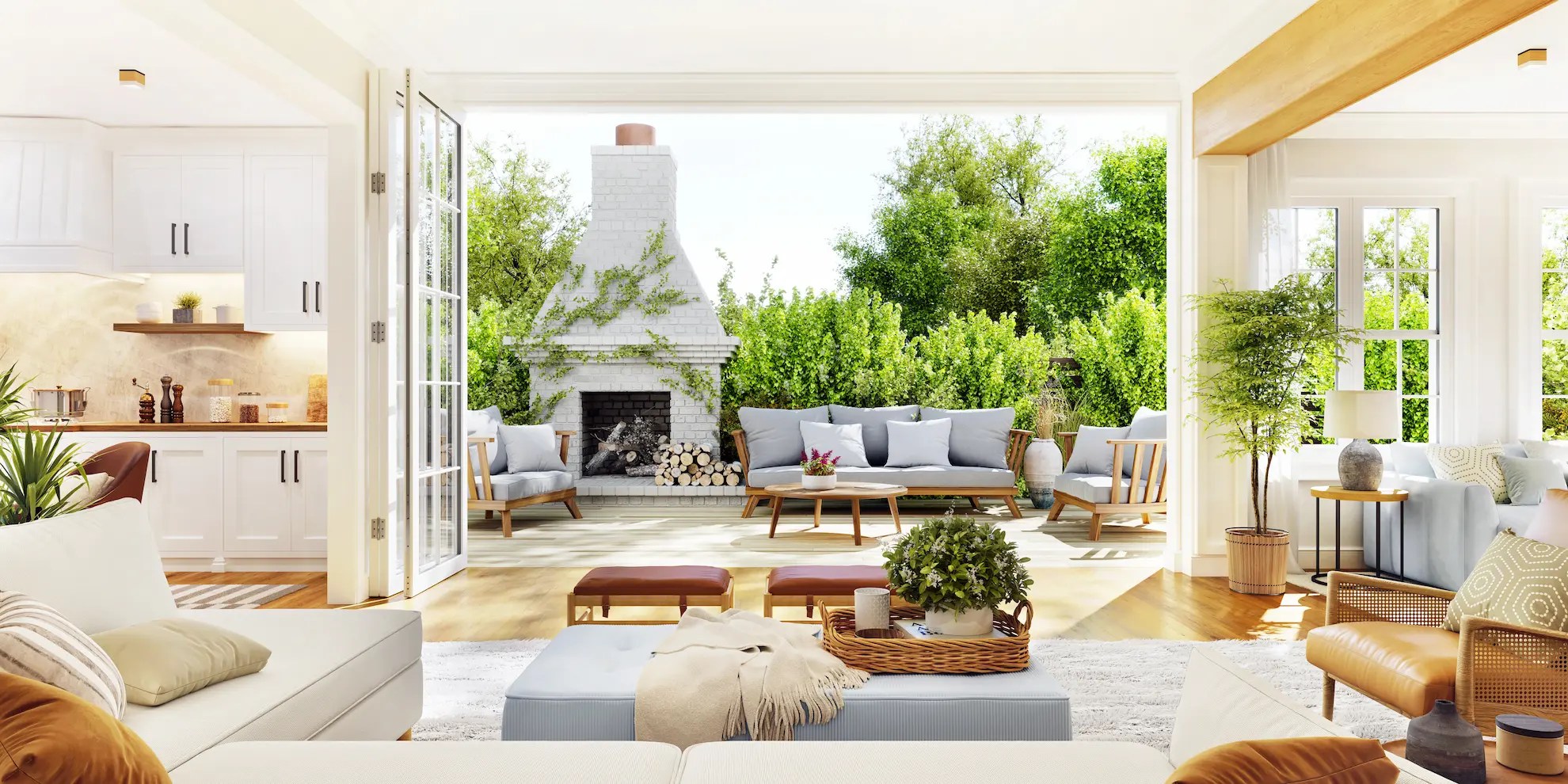 How Do You Make a Backyard Feel Like Part of the House?