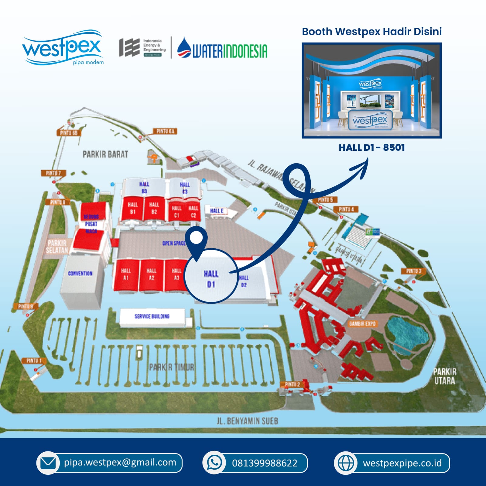 Westpexpipe Hadir di Exhibition WaterIndonesia 1