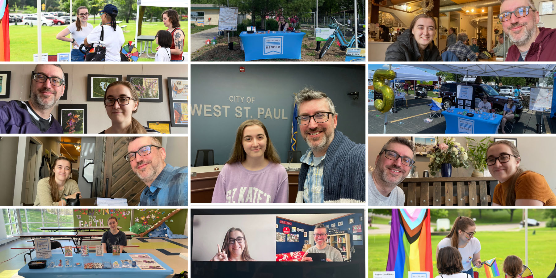 West St. Paul Reader intern Megan Noggle.