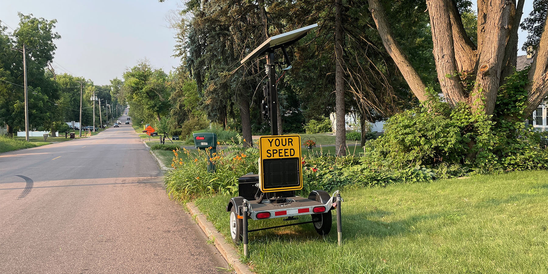 Mendota Heights speed camera on Delaware Avenue.
