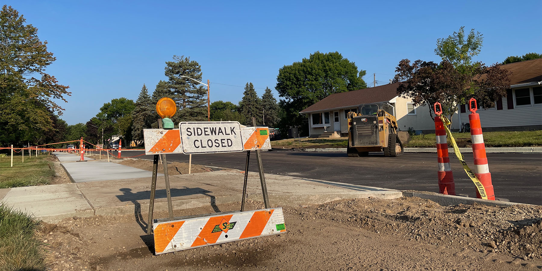 Construction on Emerson Avenue