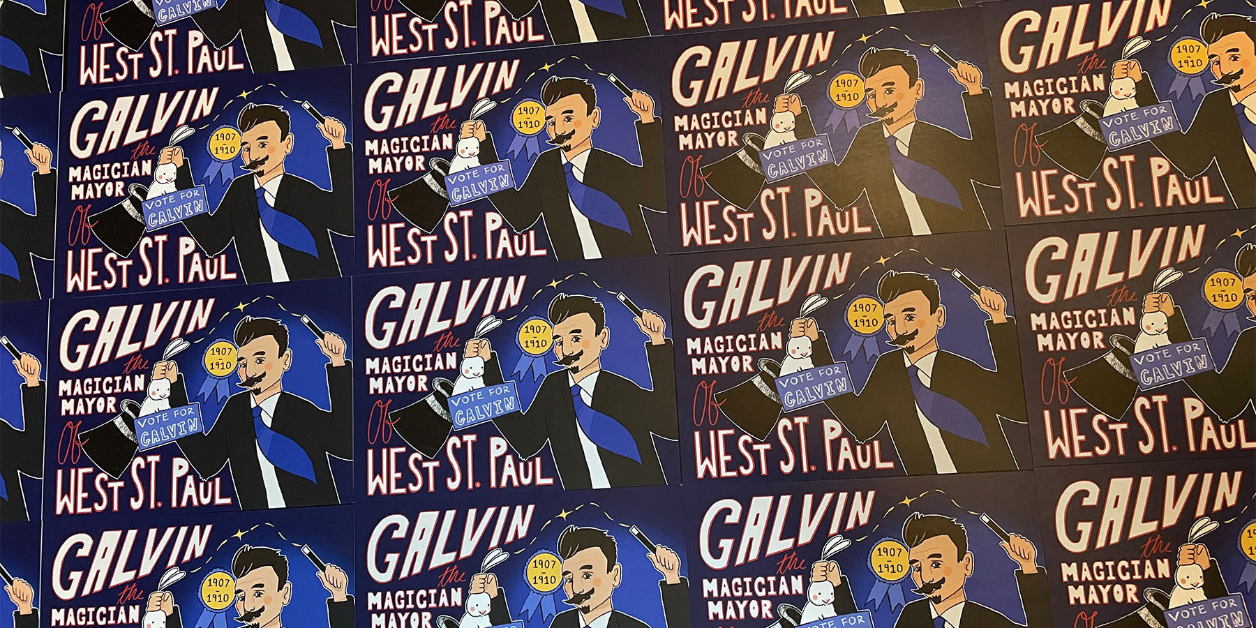 Galvin: Magician Mayor postcard