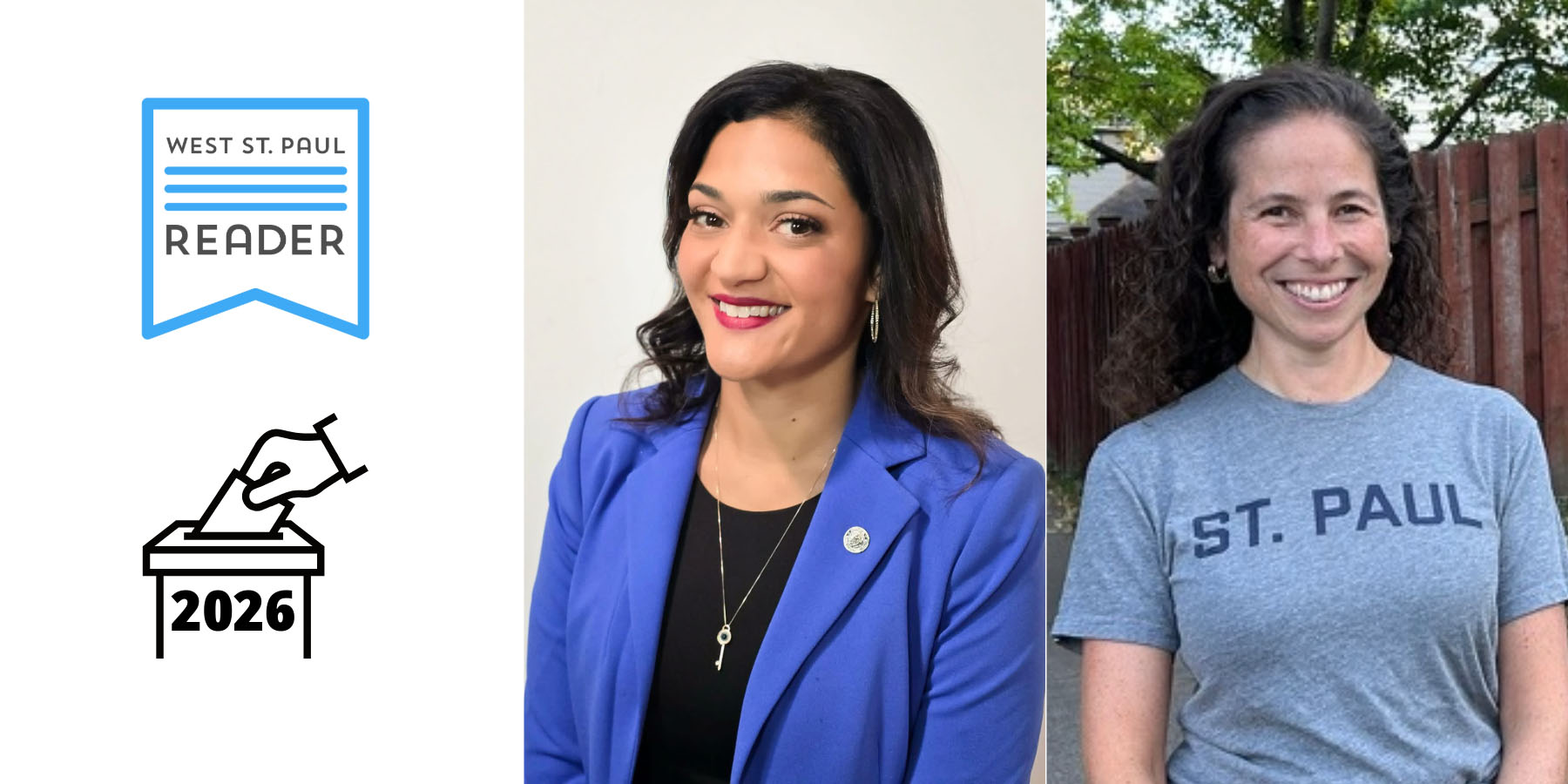 Ramsey County Commissioner District 5 candidates: Maria Isa Perez Vega and Rebecca Noecker