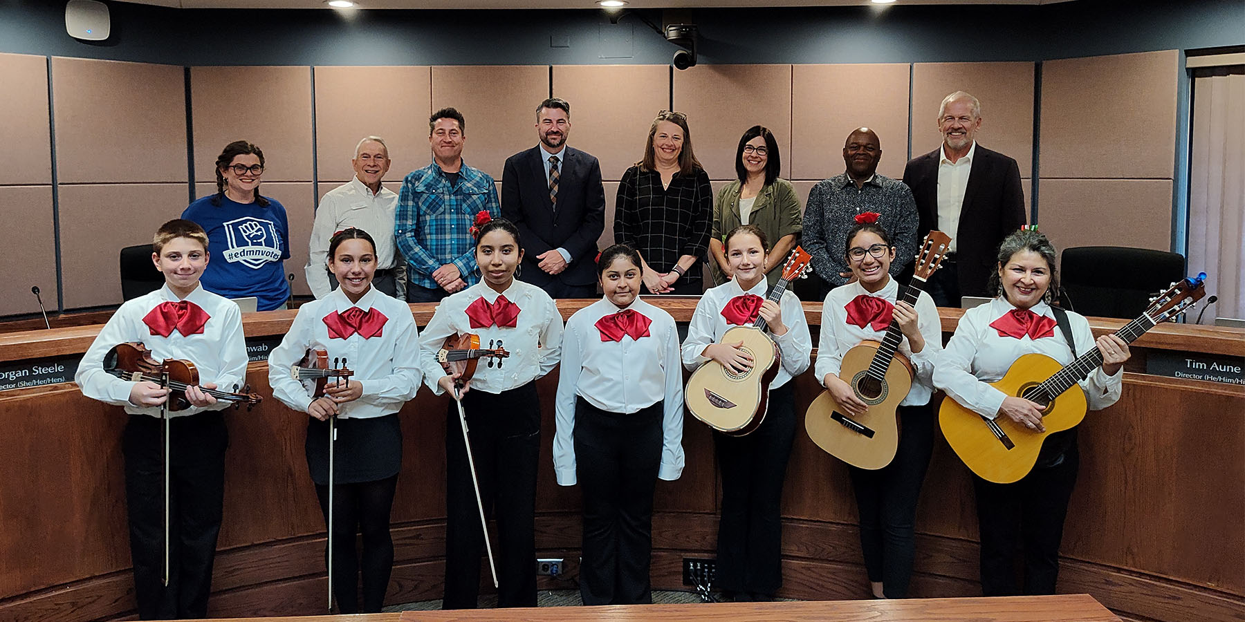 ISD 197 School Board meeting from Oct. 12, 2026 with the Heritage Mariachi Band