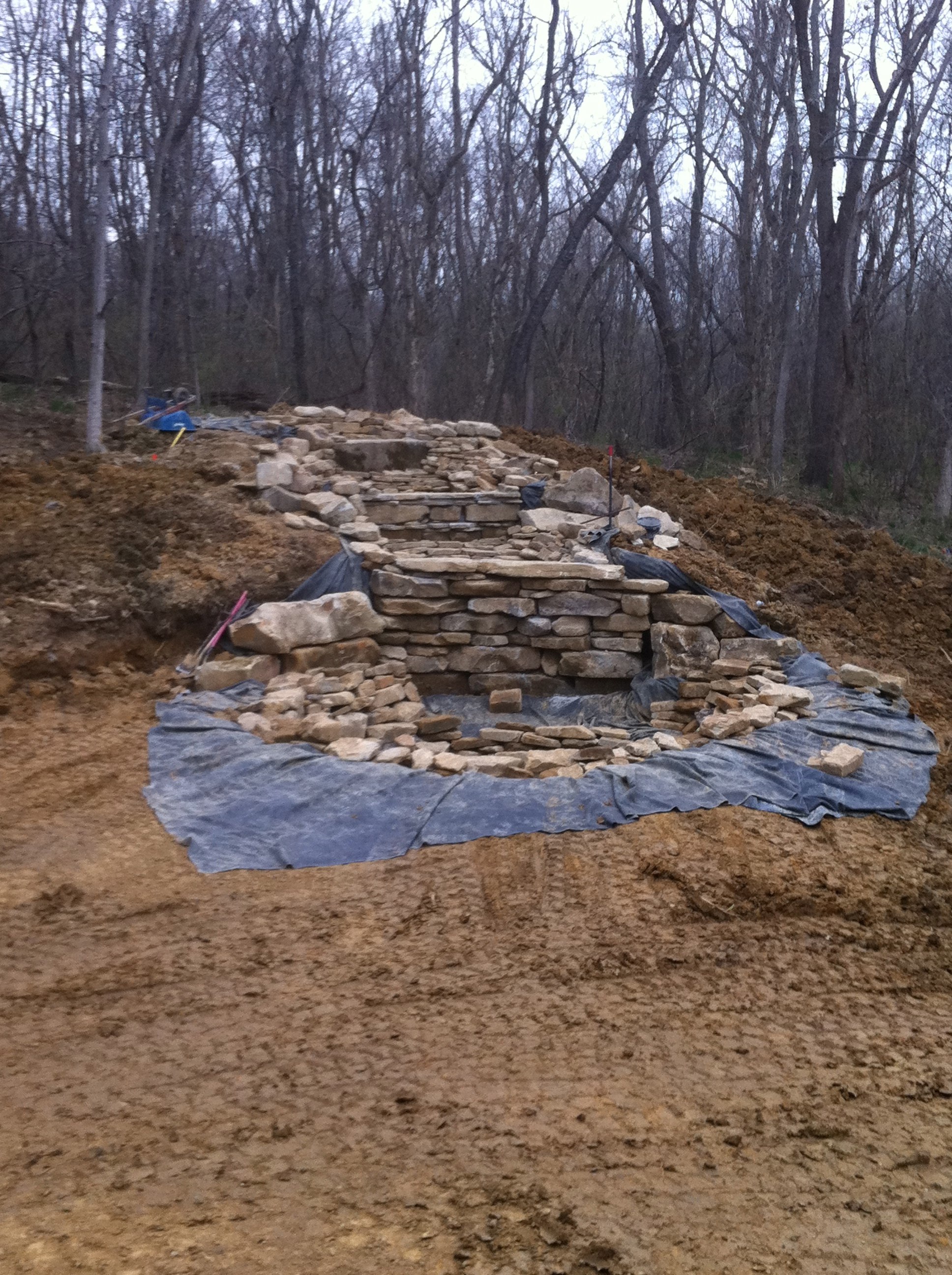 before waterfall feature is completed