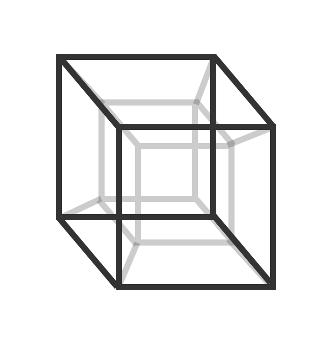 4d Hypercube Animation Geometric Geometry Math - Amazing Mobile Abstract Designs | Free Download