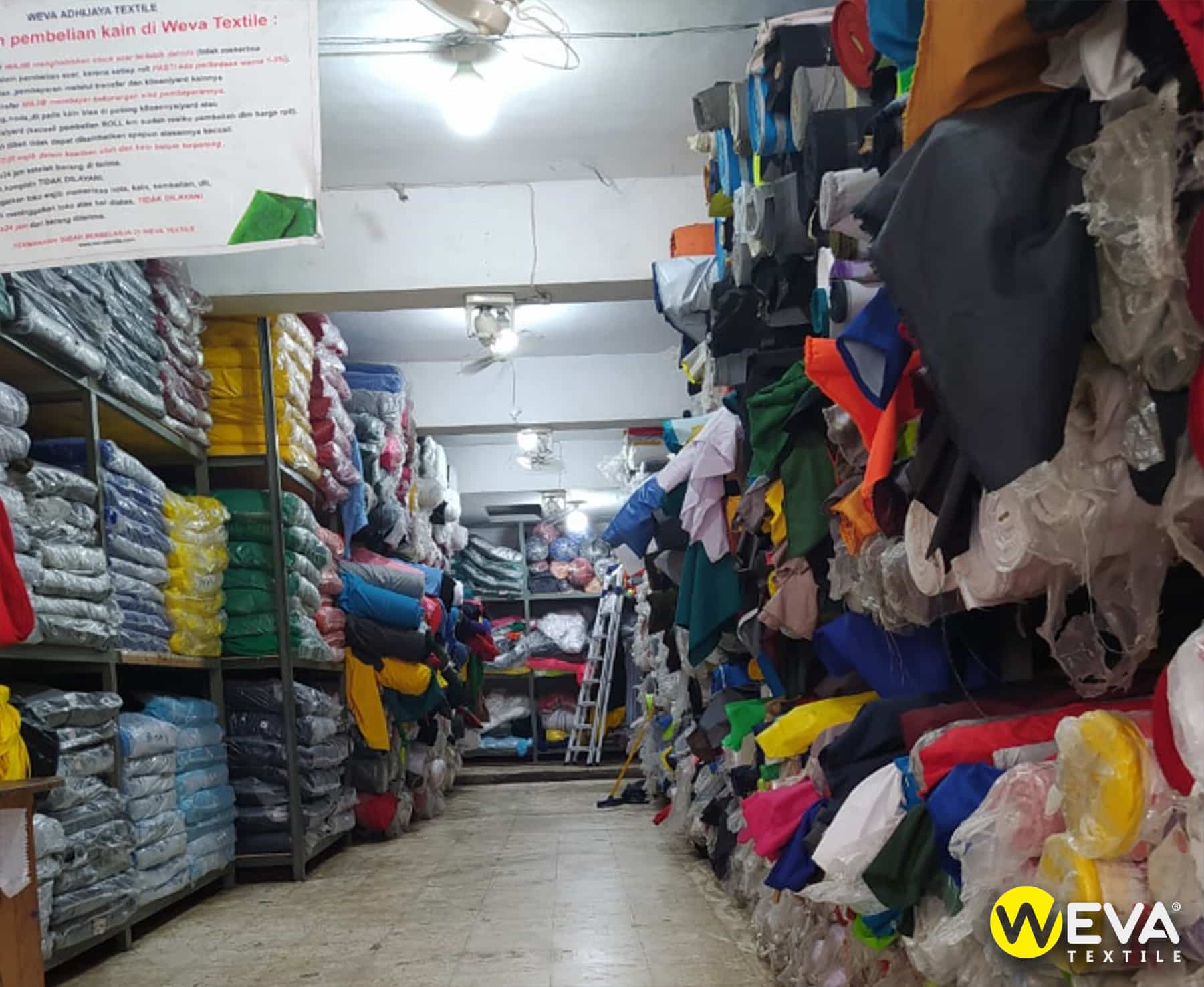 Untuk pemesanan via online bisa langsung hubungi kami official wa : Toko Kain Textile Murah Surabaya Weva Textile