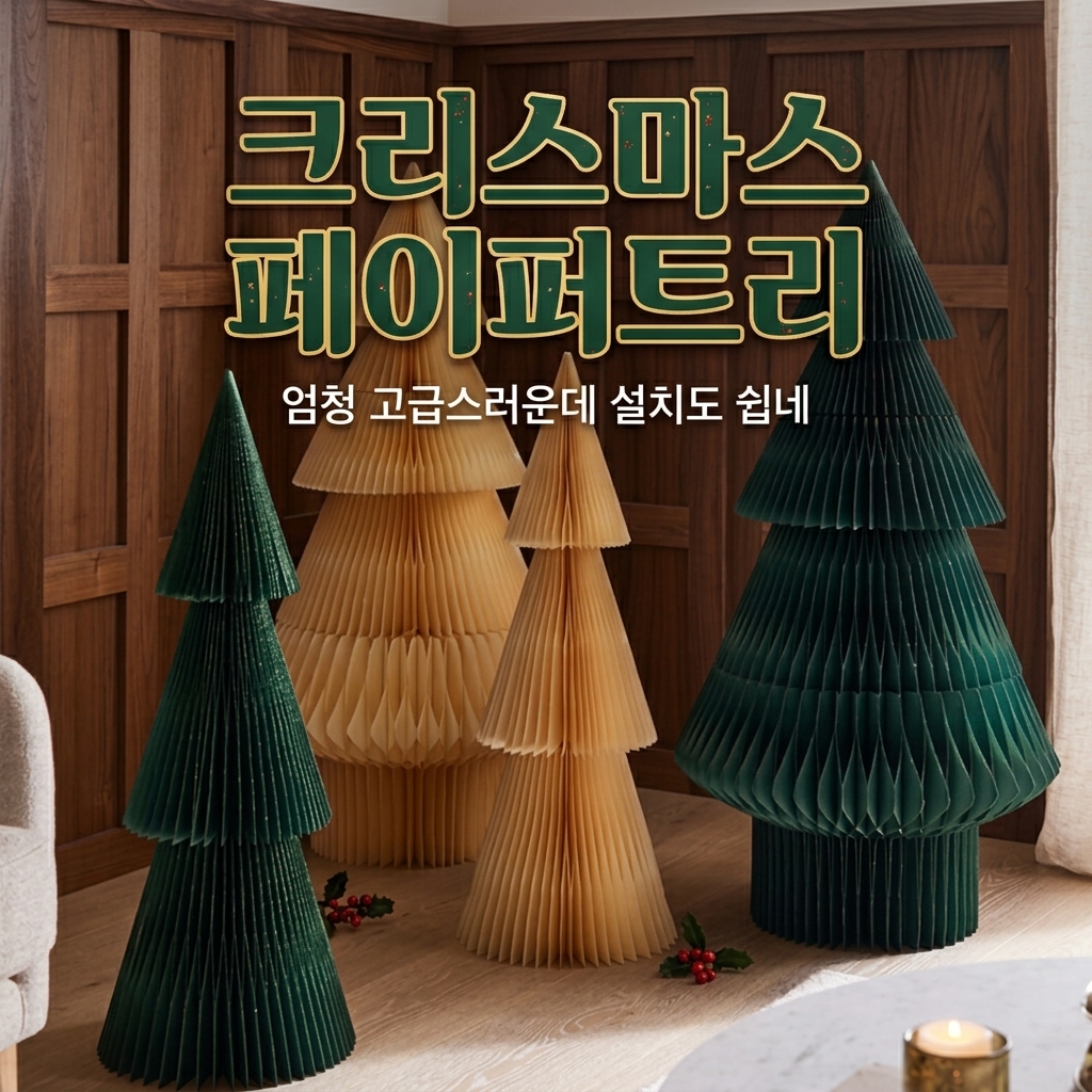 종이 크리스마스 트리