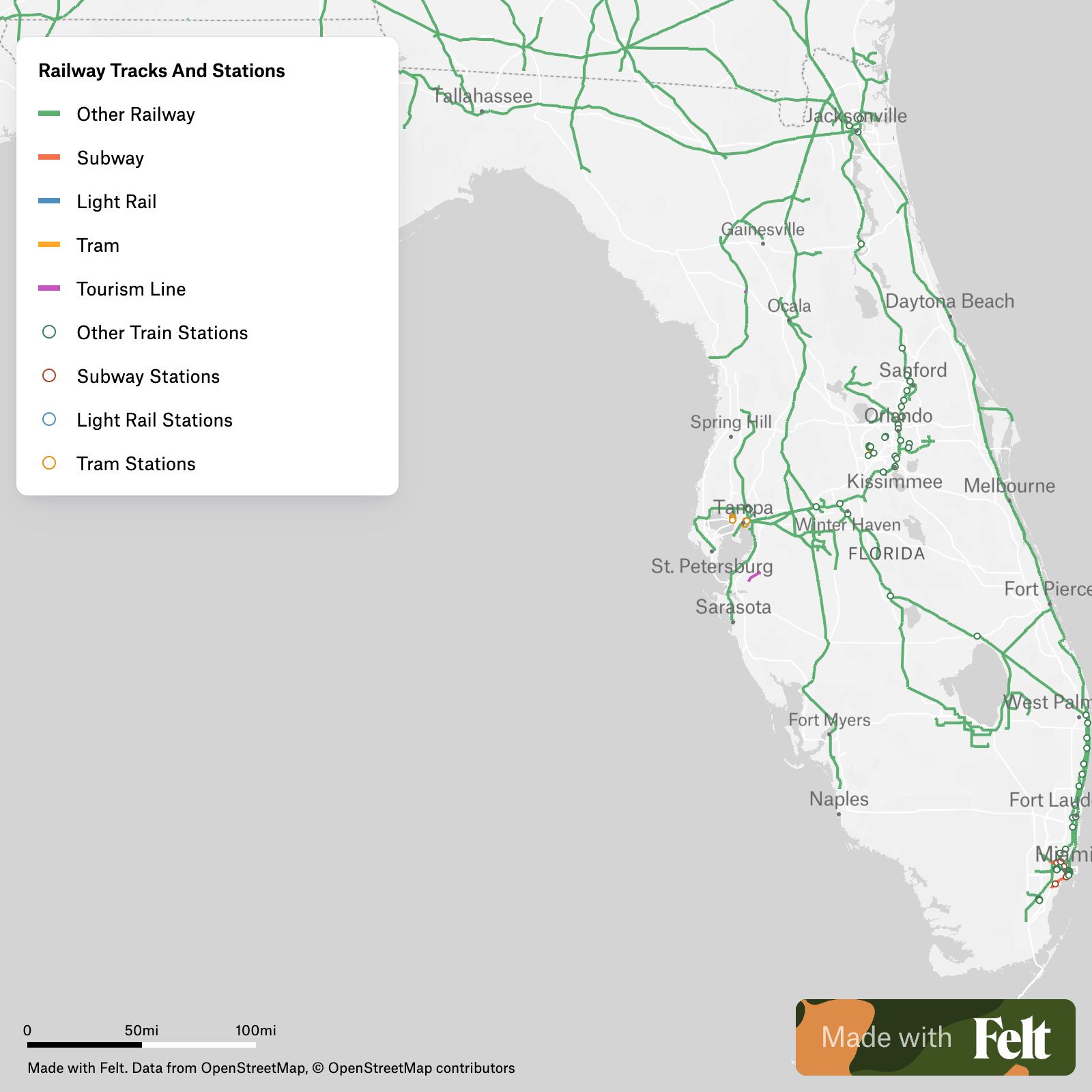 US Electric Power Lines In Florida C15280 