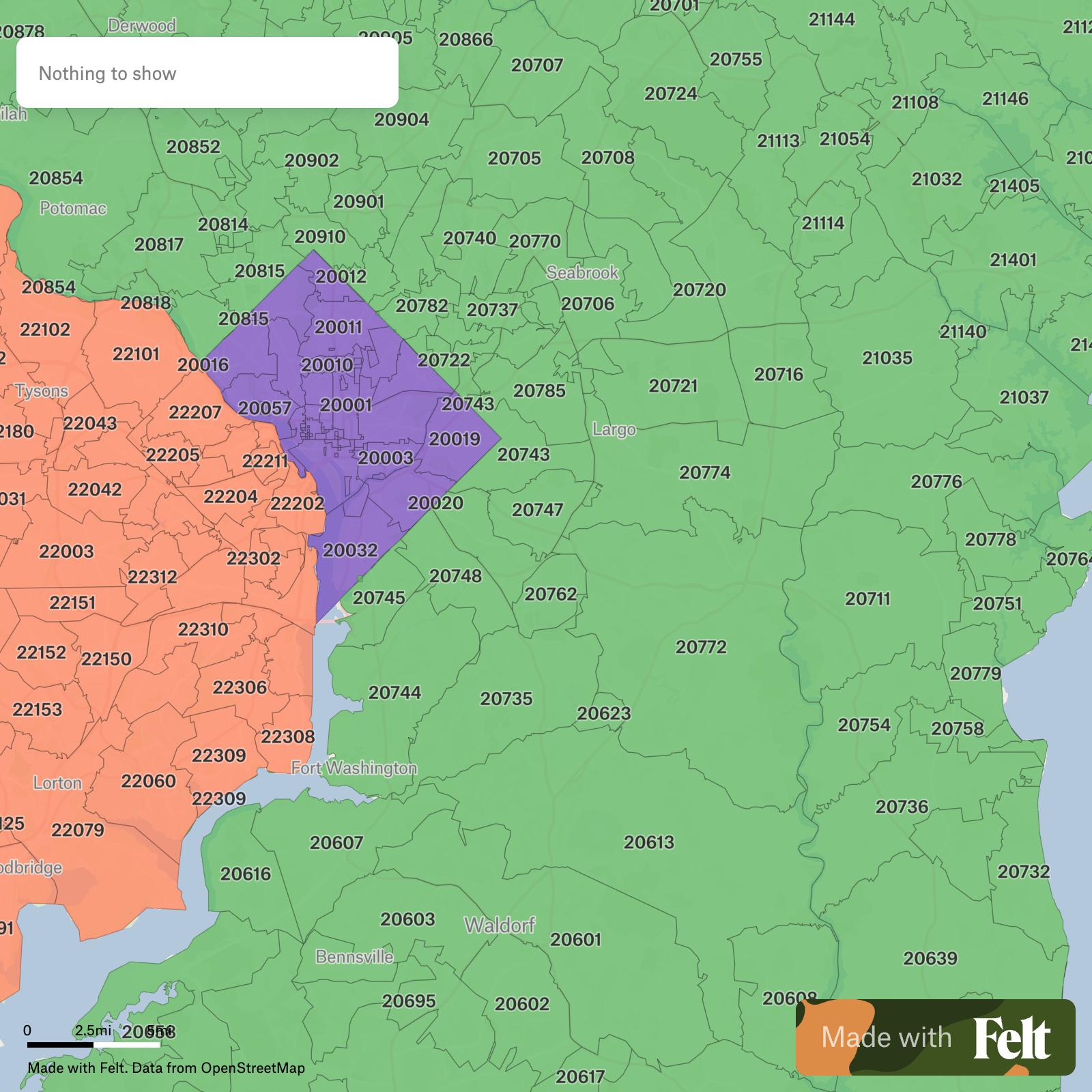 ZIP Codes In Prince George S County Maryland C15280 