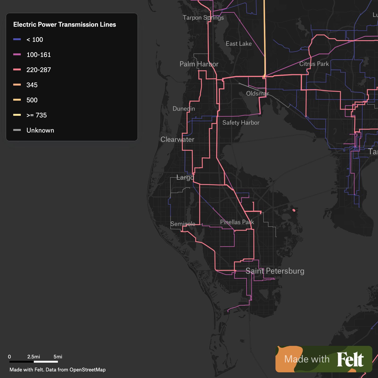 ZIP Codes In Pinellas County Florida C15280 