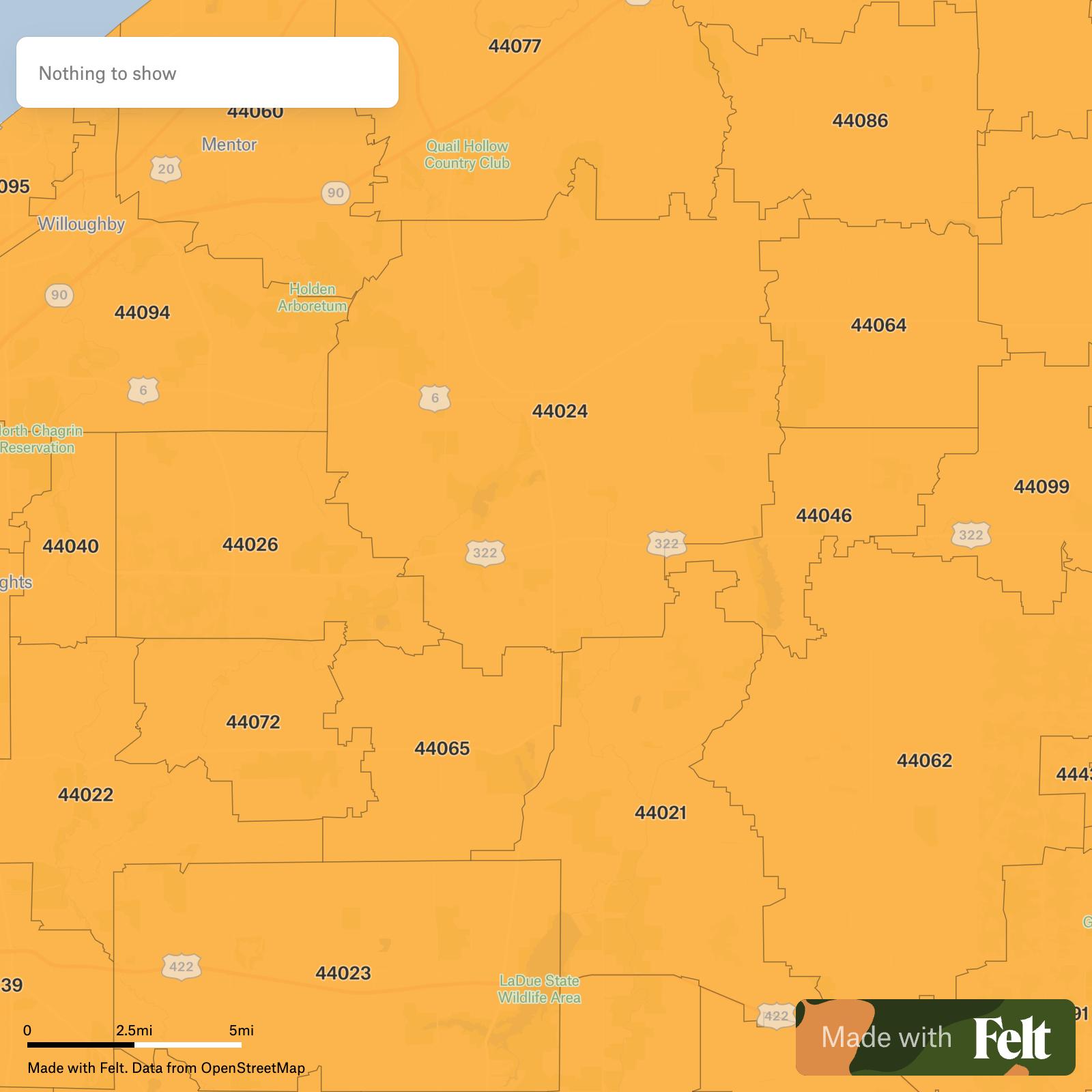 Ohio Zip Code Map ZIP Codes In Ashtabula County Ohio C15280 