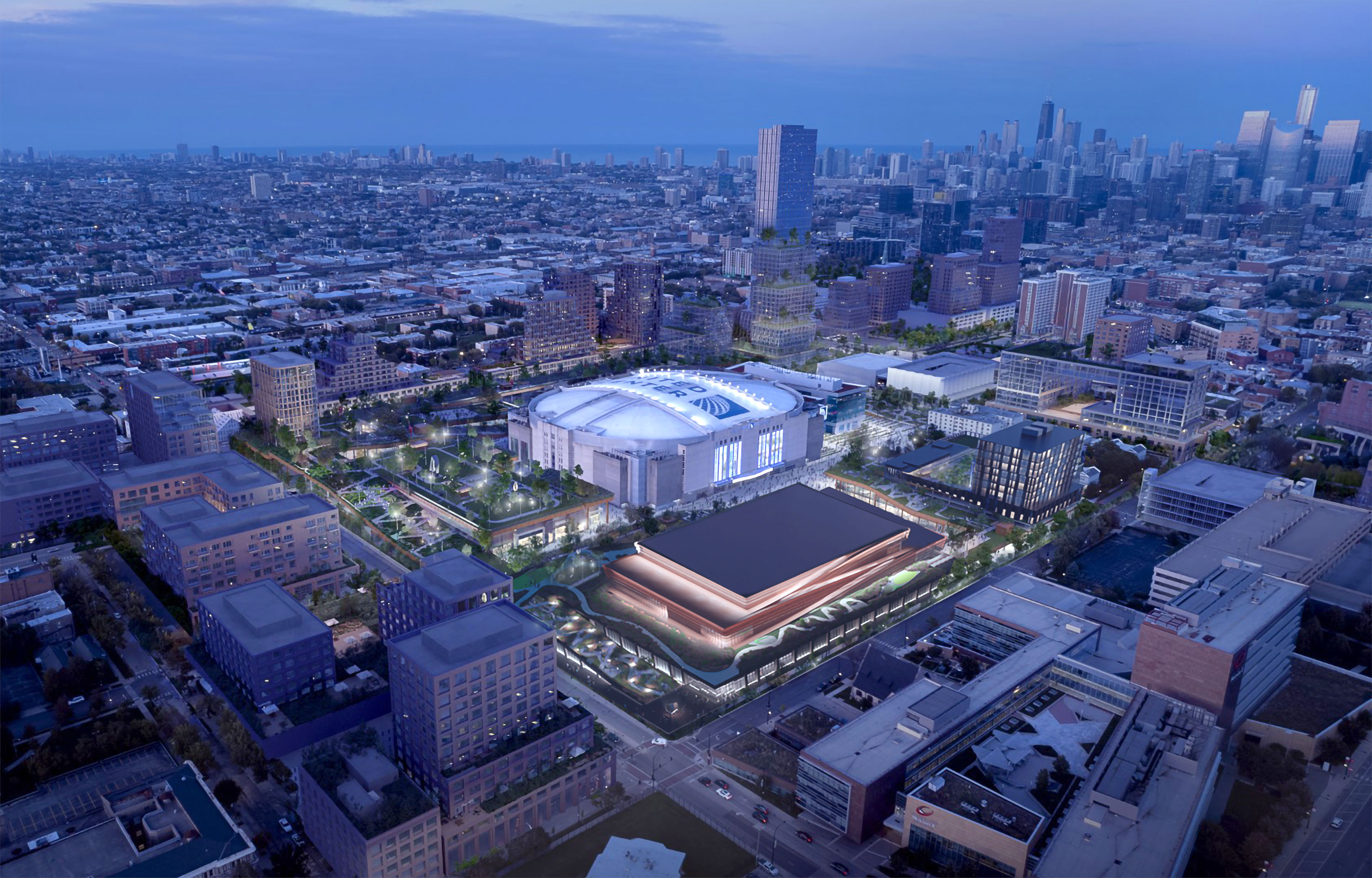 United center owners announce plans for $7b renovation project around arena