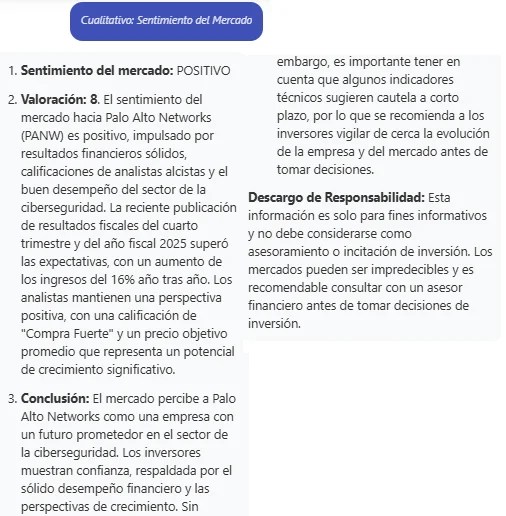 Sentimiento del Mercado