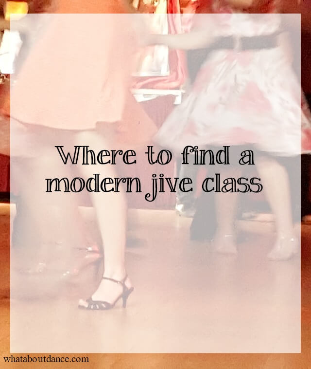 How to find the modern jive dance class for you