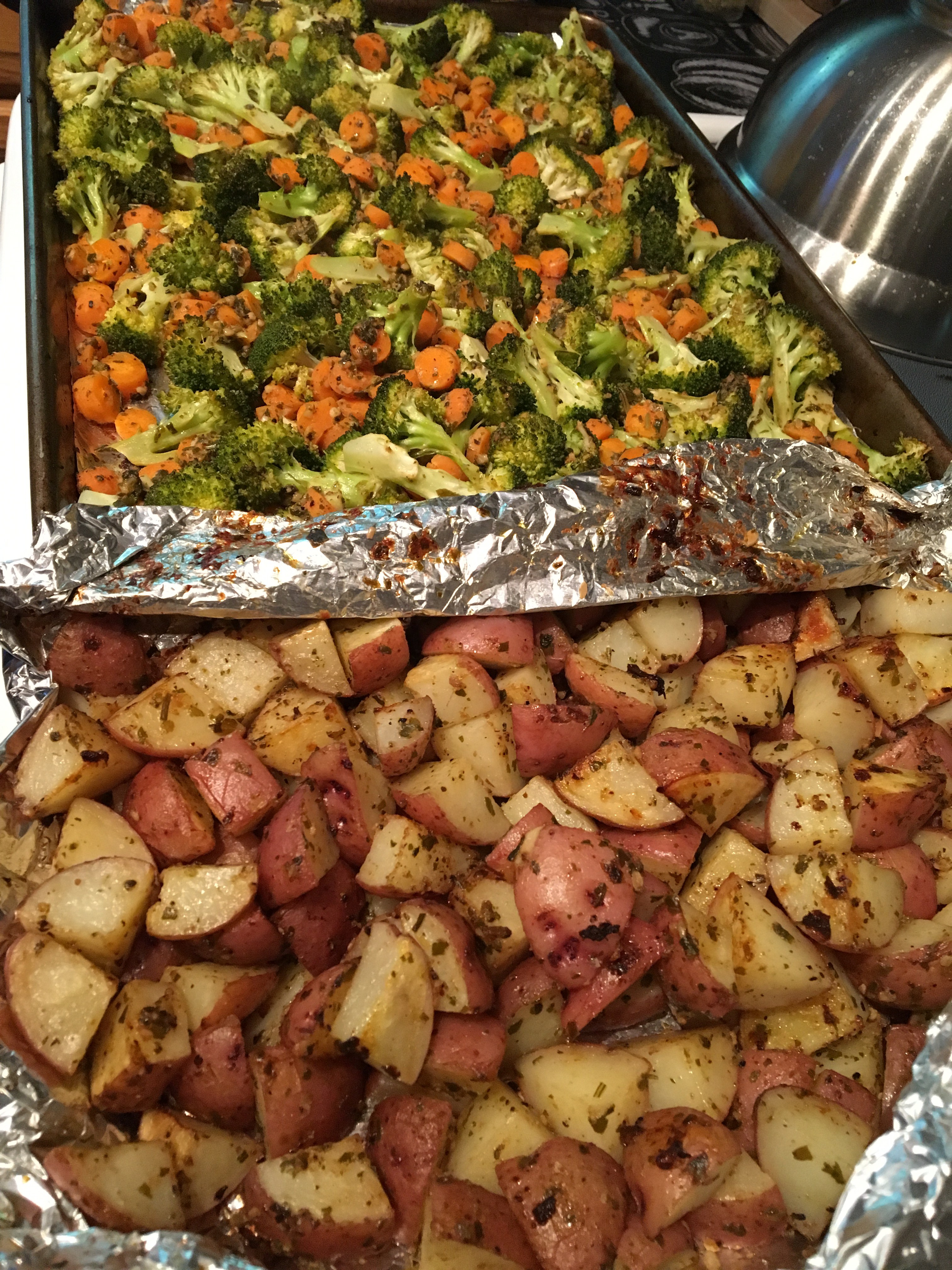 pesto chicken potatoes & veggies recipe Meal prep What Bri's Cooking