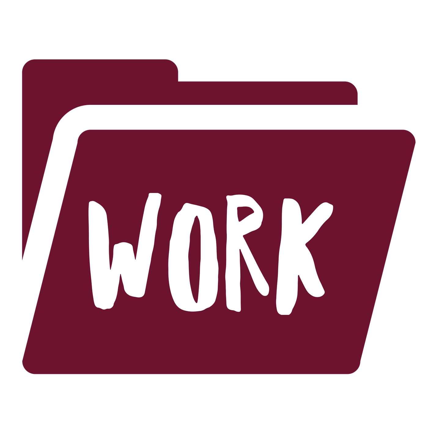 Work Folder Burgundy