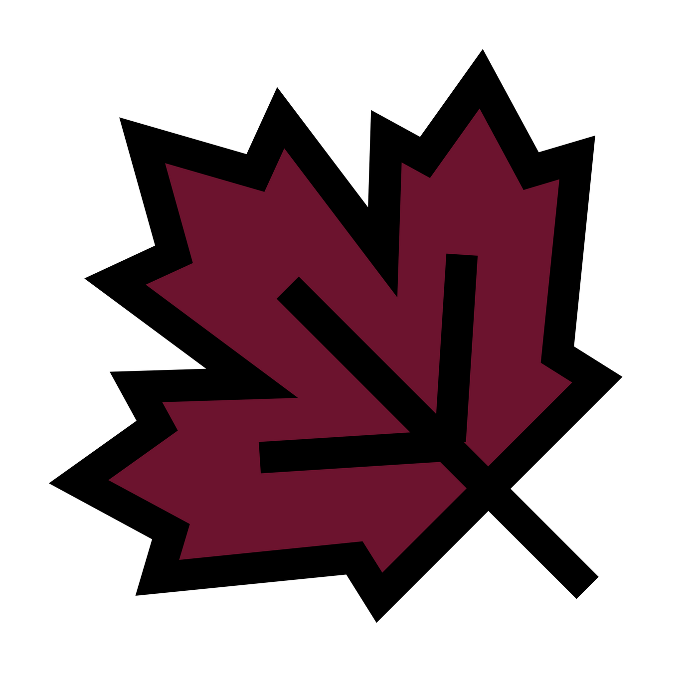 Leaf Folder Burgundy