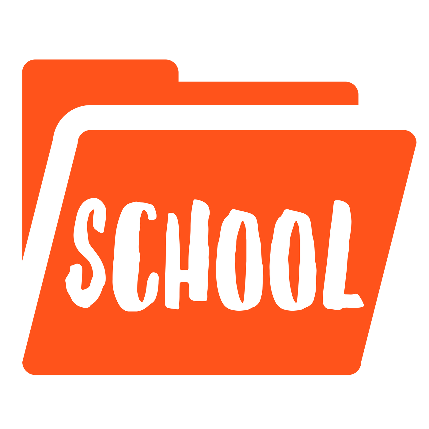 School Folder Pumpkin