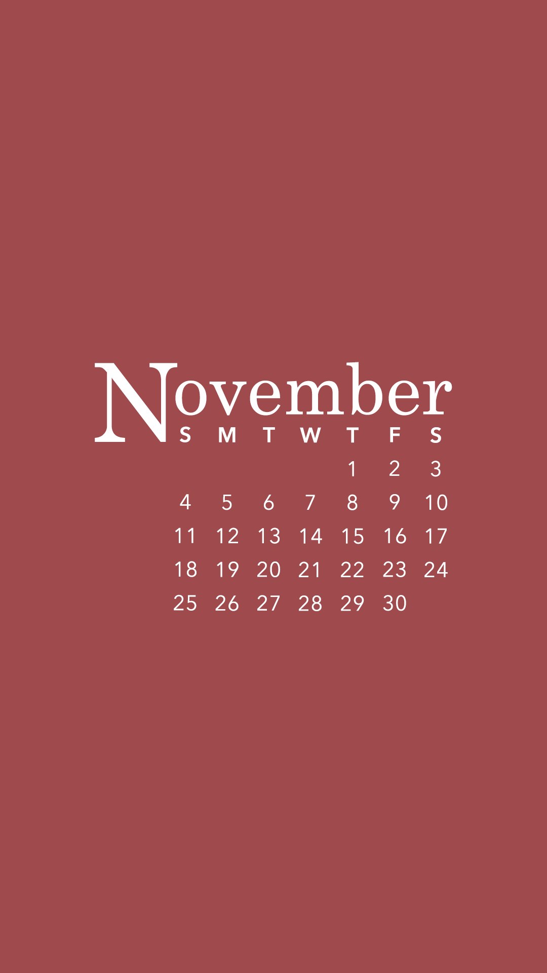 November 2018 Wallpapers & Folder Icons