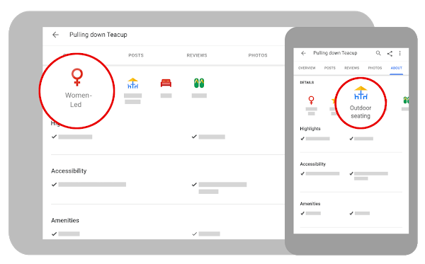 google attributes