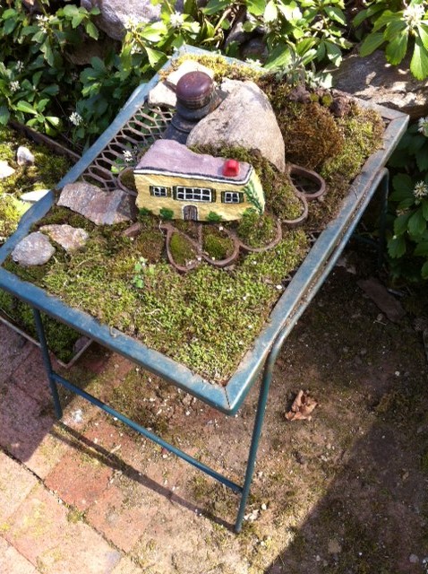 metal end table $250