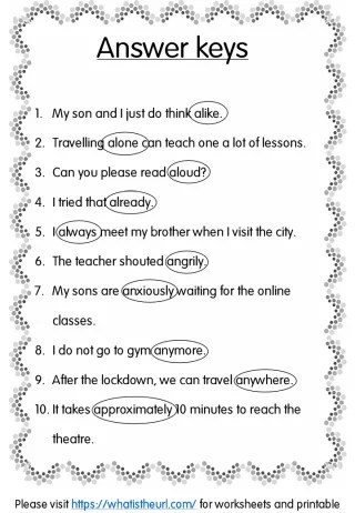 adverbs worksheet for grade 2 includes key your home teacher