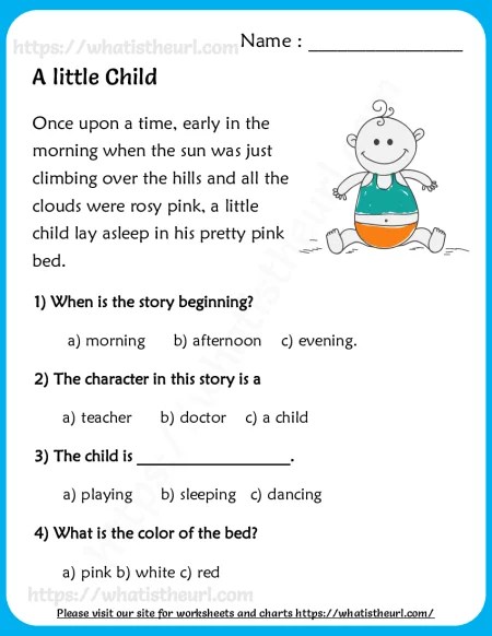 reading comprehension for grade 1 exercise 16 your home teacher