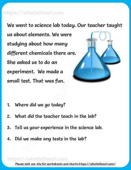 reading comprehension passages for grade 3 or 4 exercise 6 your home teacher