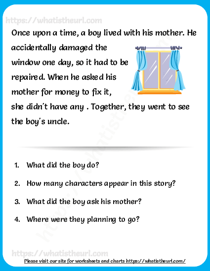 reading comprehension passages for grade 3 or 4 exercise 8 2 of 6 your home teacher