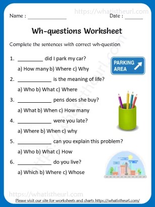 wh questions worksheets exercise 10 your home teacher