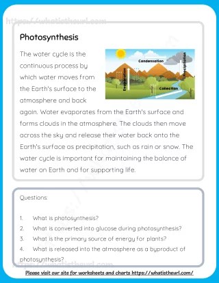Science literacy worksheets