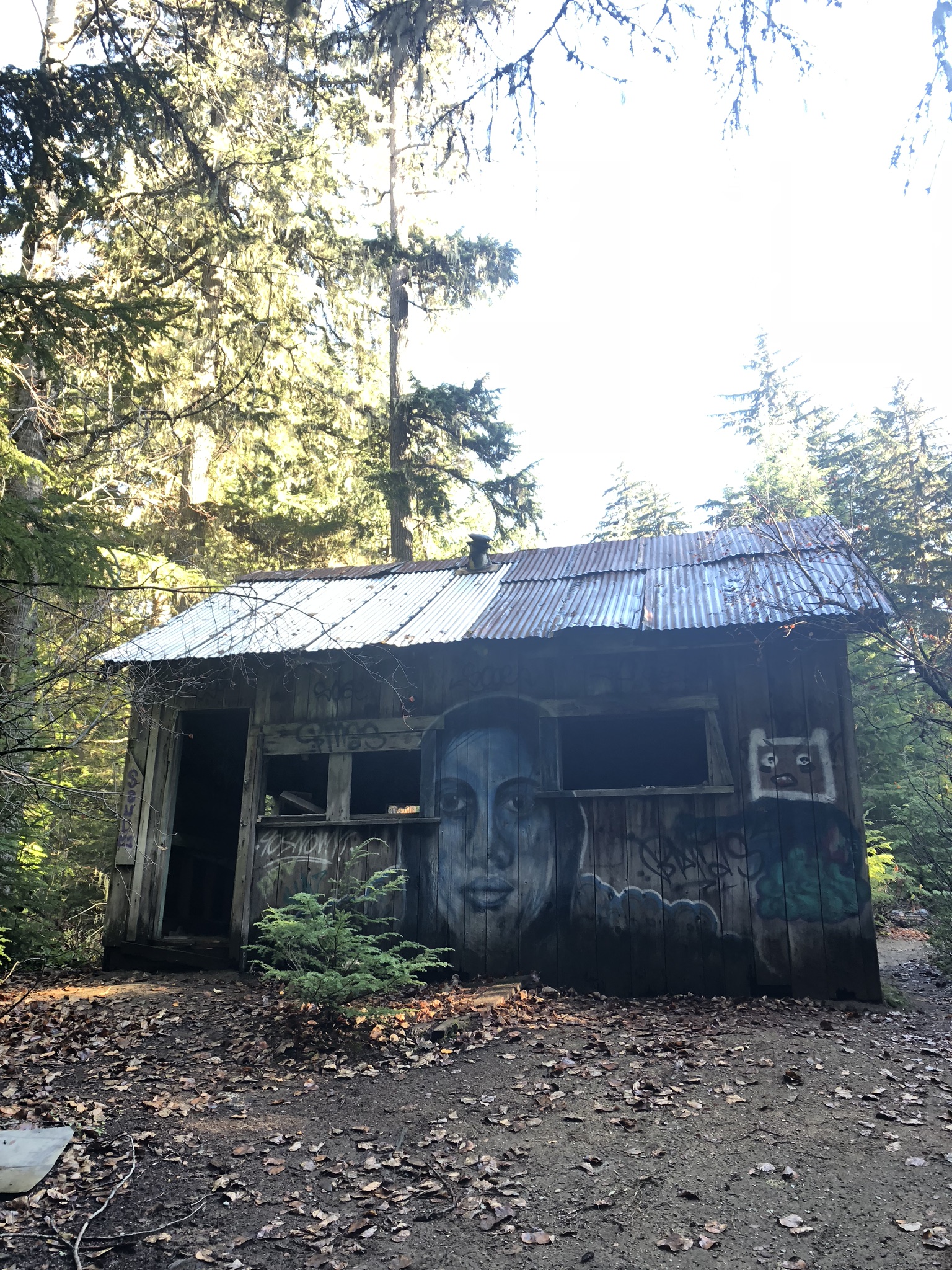 Abandoned house in Parkhurst ghost town, Whistler