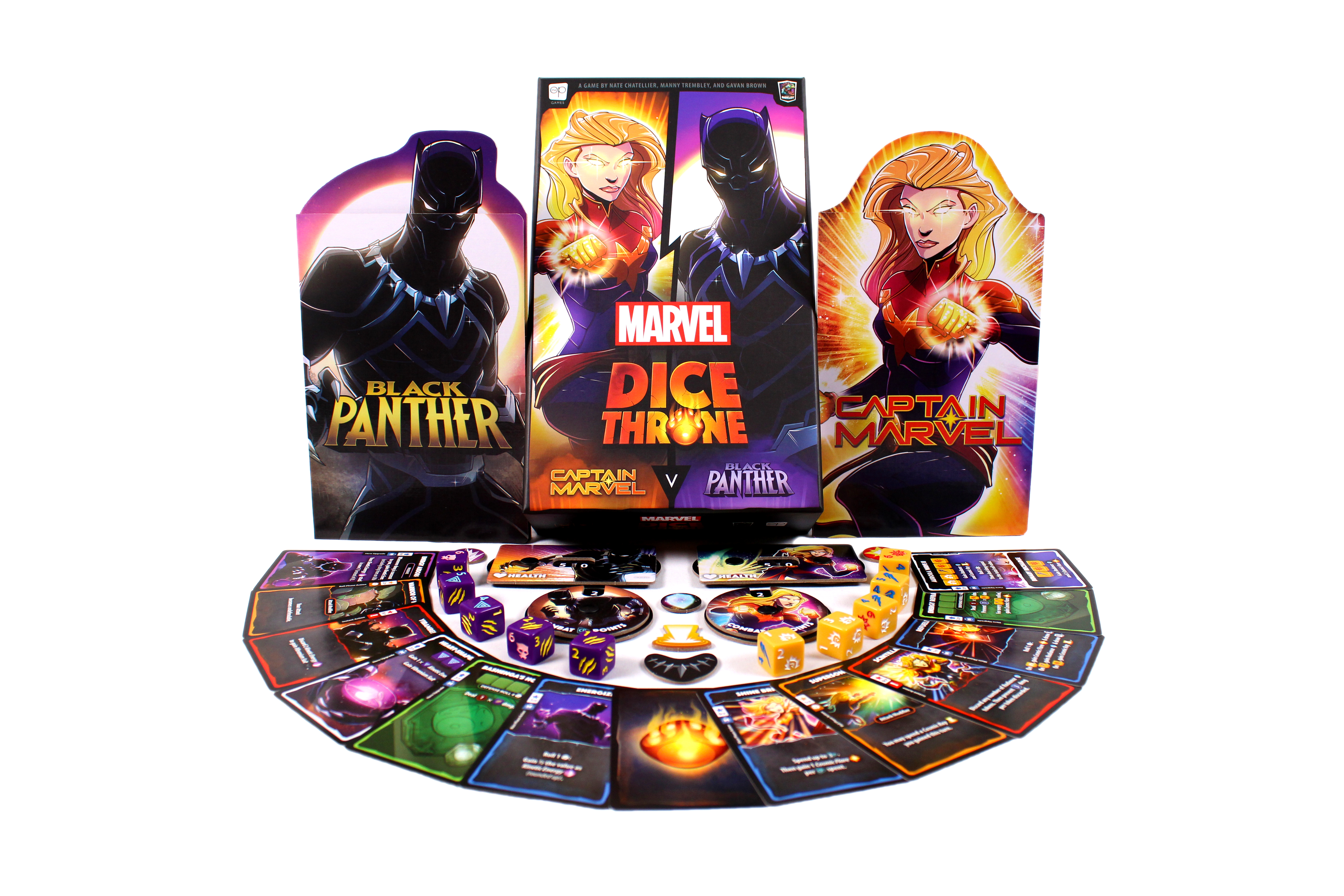 Marvel Dice Throne: Captain Marvel v. Black Panther Review - Fight!
