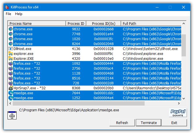 Batch Kill Processes With Kill Process Ghacks Tech News - Elegant Nature Pattern - Full HD