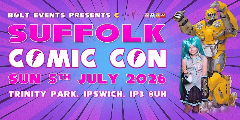 Suffolk Comic Con event poster
