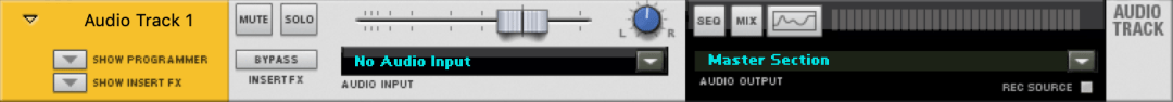 Reason Audio Track