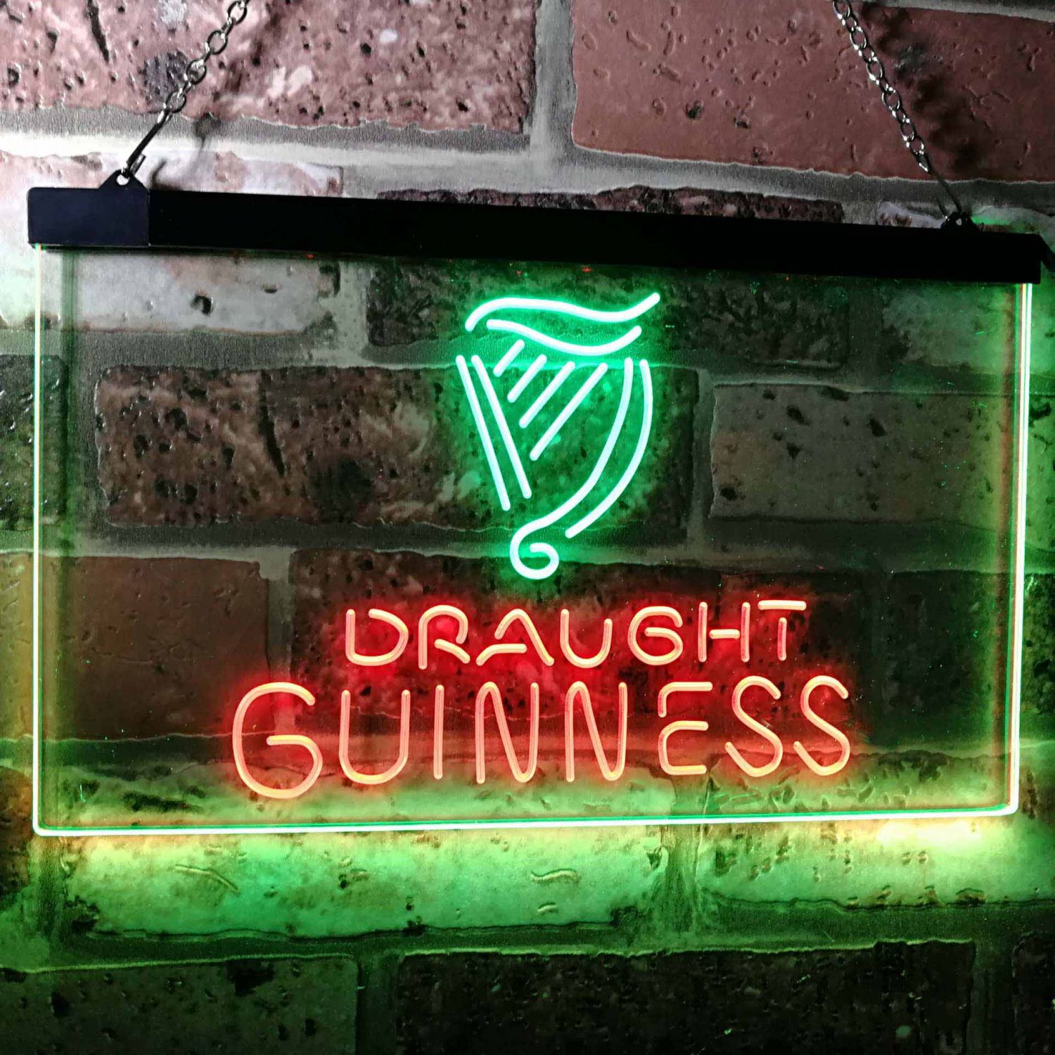 Guinness LED Sign Draught Neon - Light Beer Bar Lamp Signs Box