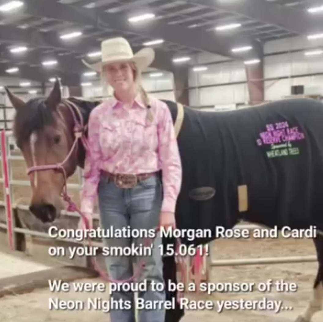 Wheatland Trees & Garden Centre sponsors community events - Barrel Racing Tournament Gleichen