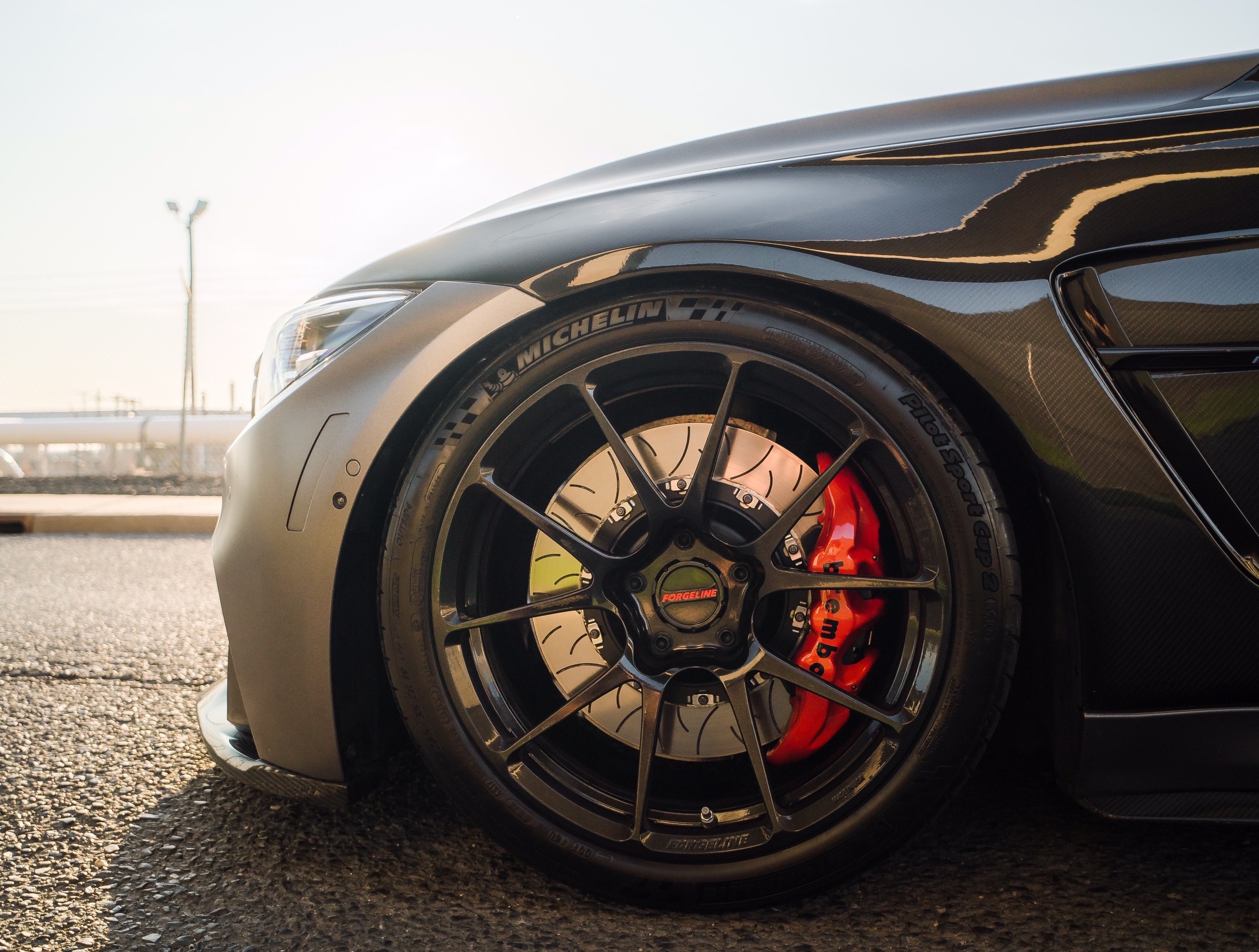 Bmw m3 f80 grey forgeline gs1r