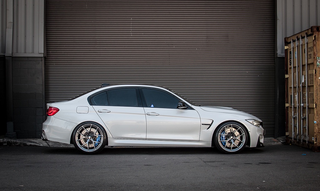 Bmw m3 f80 white bbs fi-r