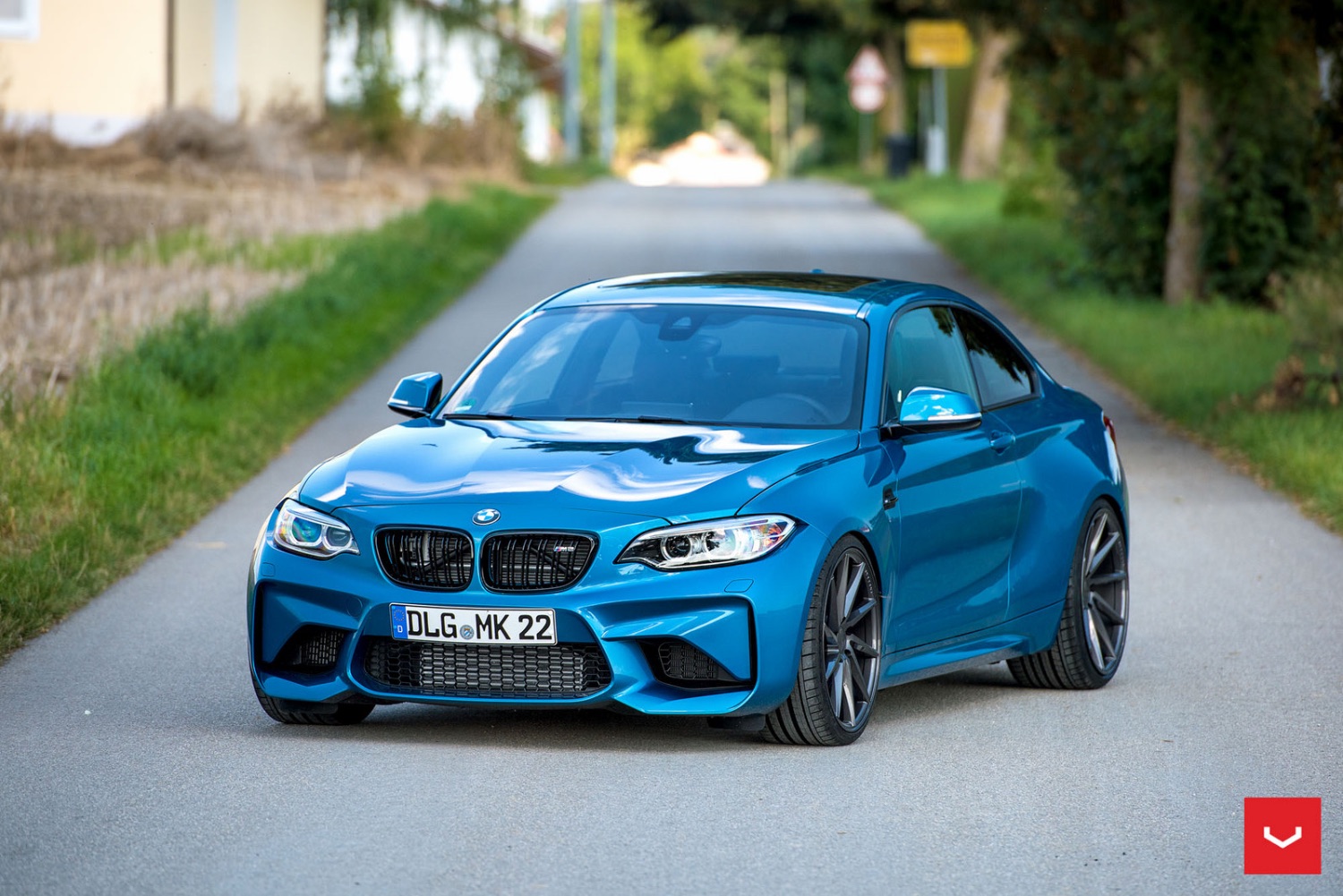 Bmw m2 f87 blue vossen cvt