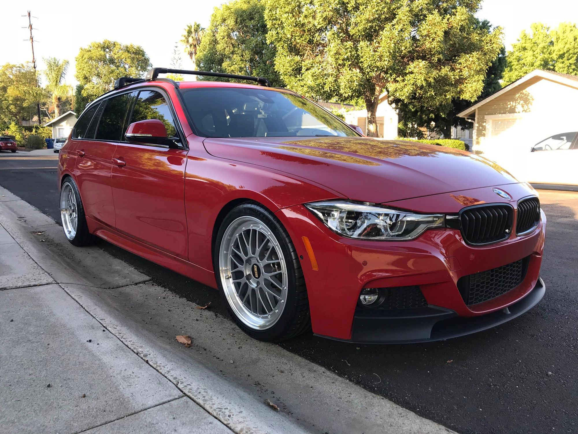 Bmw 3 series f30 red bbs lm