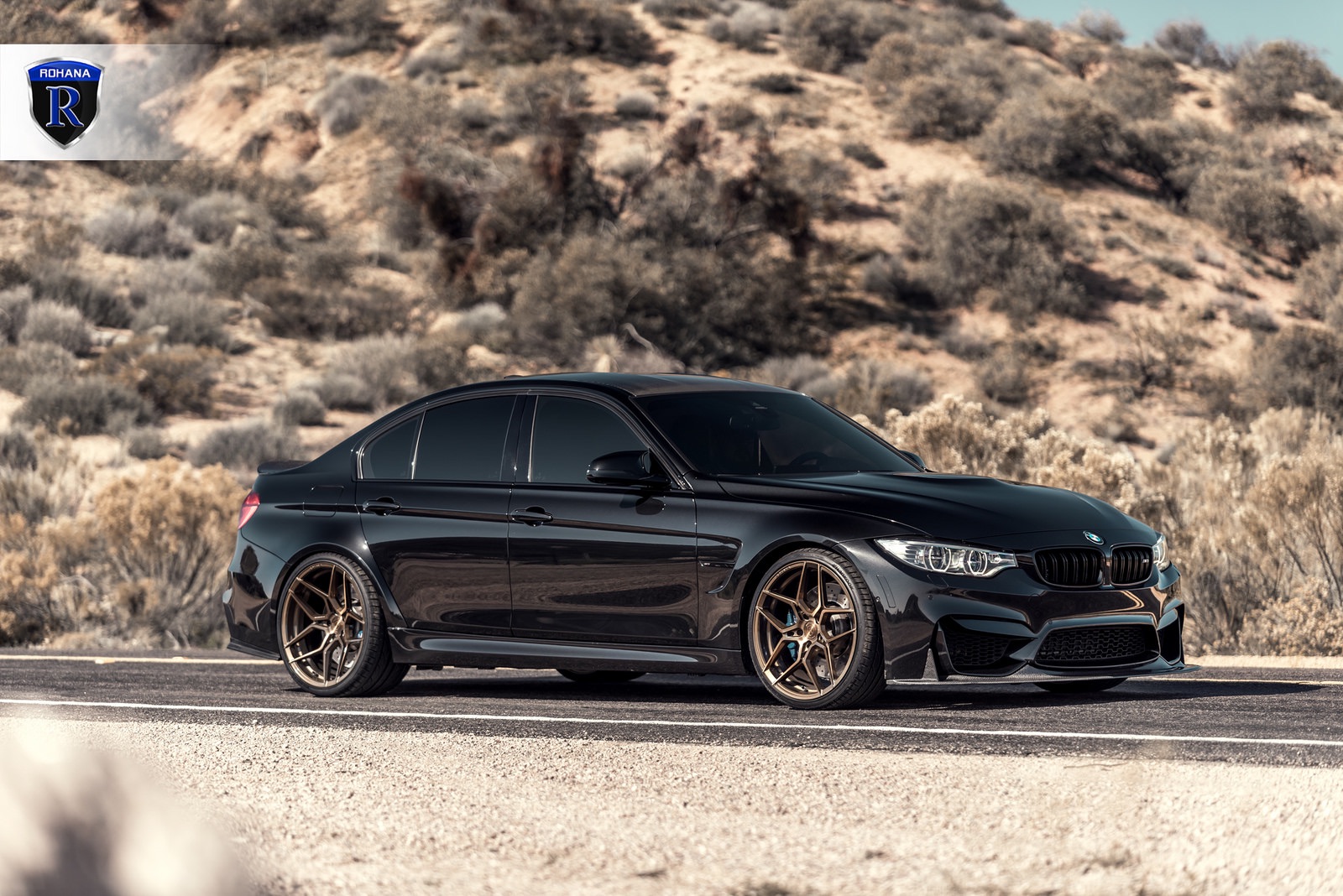 Bmw m3 f80 black rohana rfx11