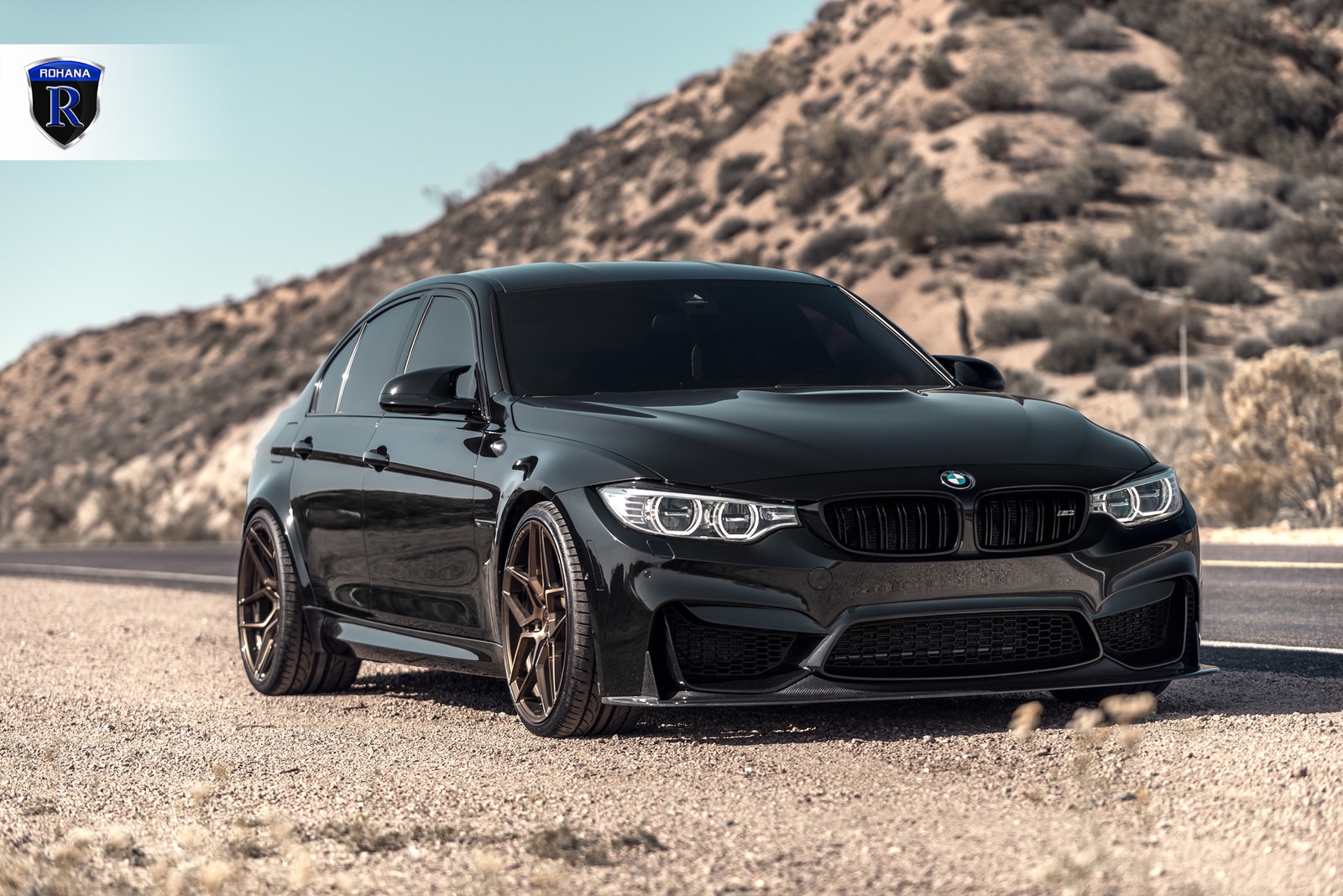 Bmw m3 f80 black rohana rfx11