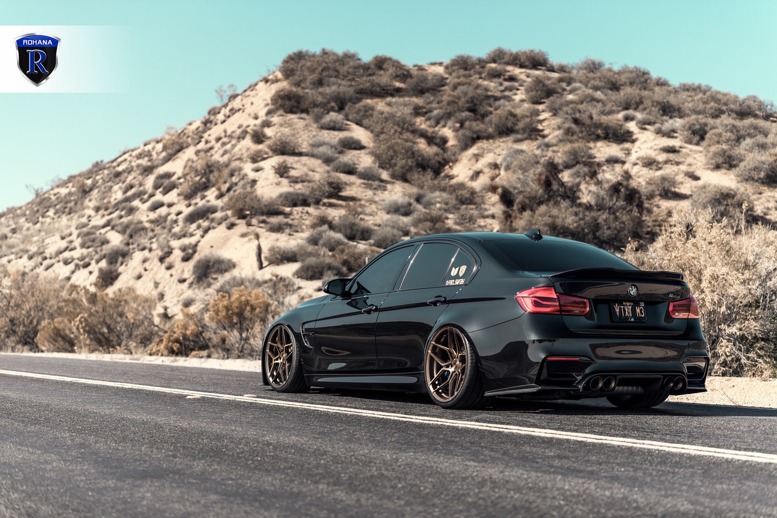 Bmw m3 f80 black rohana rfx11