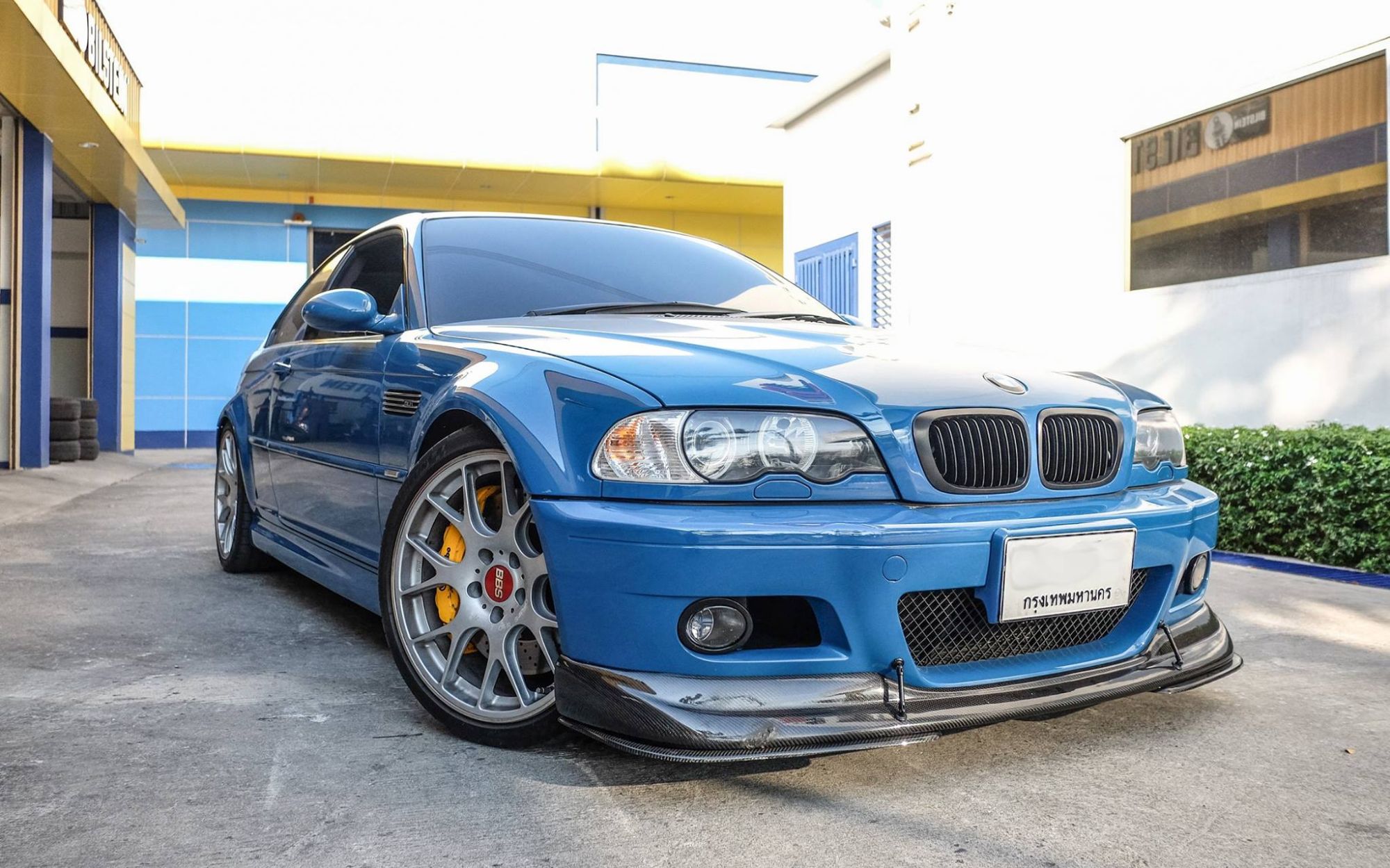Bmw m3 e46 blue bbs ch-r