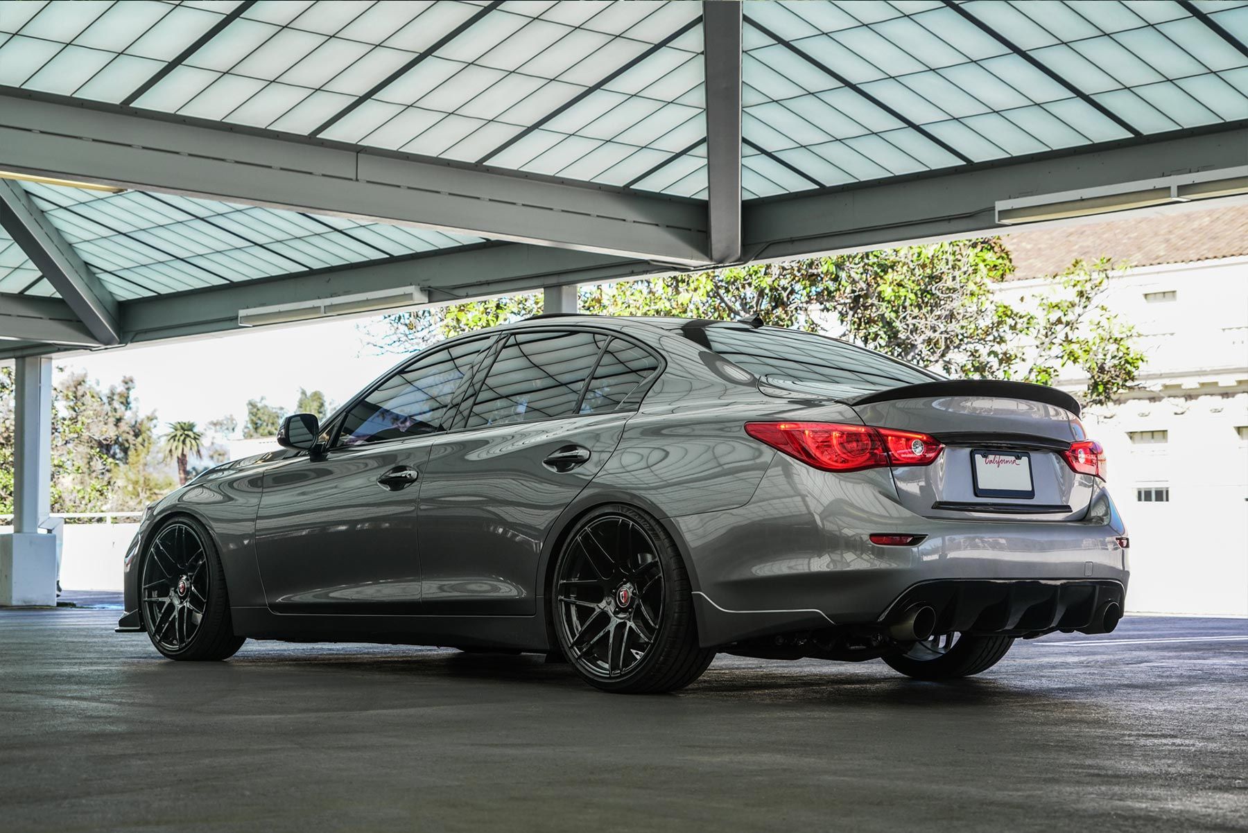 Infiniti q50 grey curva c300 wheel